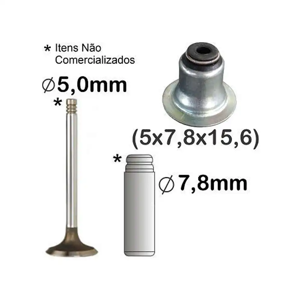 RETENTOR VALVULA CRUZE 1.8 16V 12/16