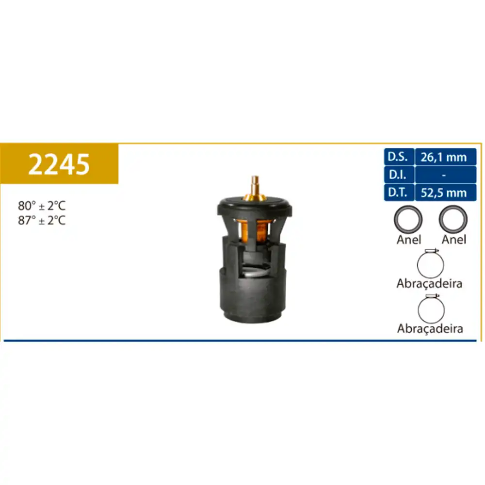 VALVULA TERMOSTATICA GOL G3 1.0 8V 2002 A 2005 MI AT