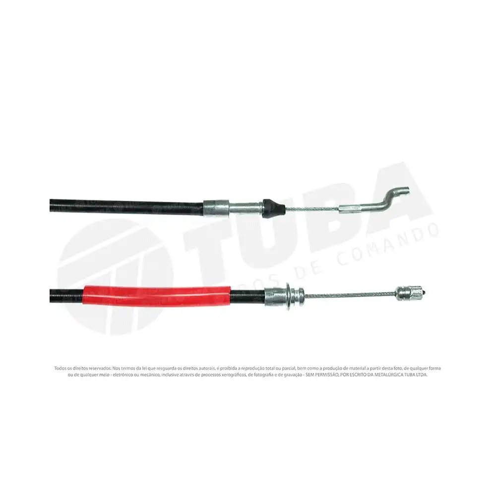 CABO FREIO MAO DIANT PAMPA 78/97 C/PEDAL