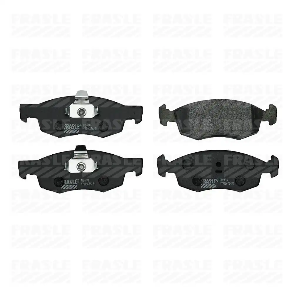 PASTILHA FREIO DIANTEIRA FIAT DOBLO 1.3 1.6 1.8 2002/ SISTEM