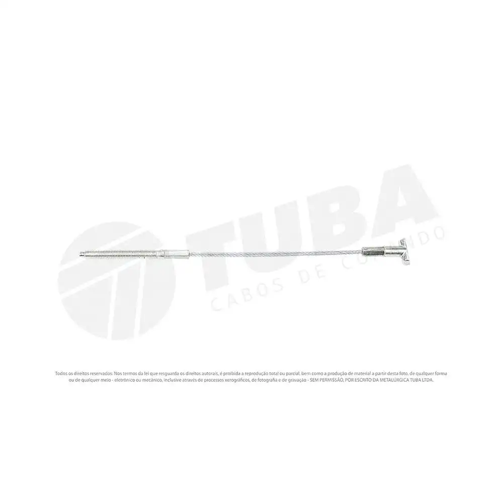 CABO FREIO MAO DIANT RENAULT LOGAN 04/ (NA ALAVANCA)