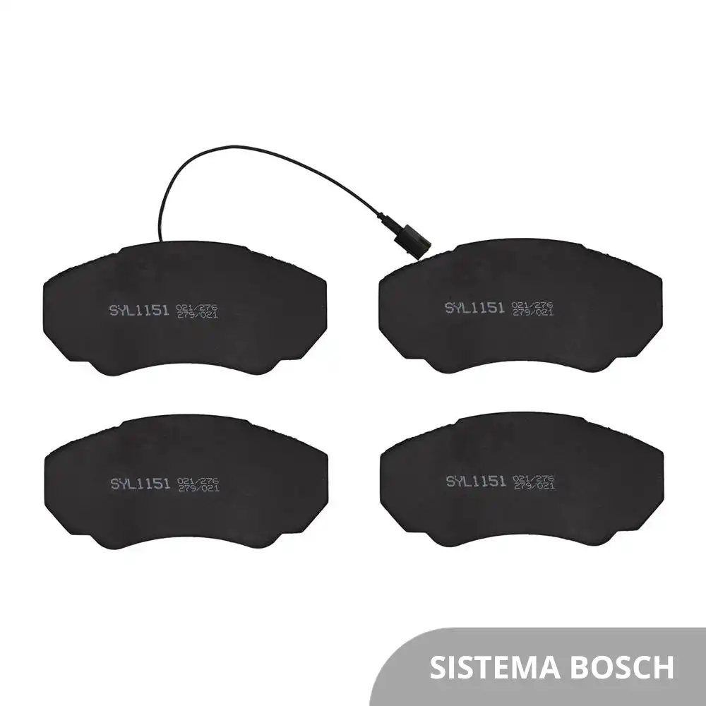 PASTILHA FREIO DIANTEIRA FIAT DUCATO 2003/ ARO 15 SISTEMA BO