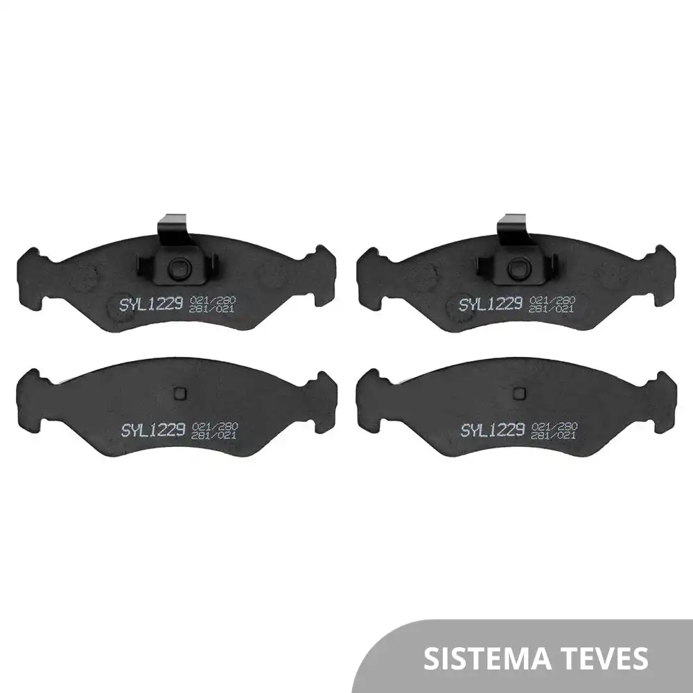 PASTILHA FREIO DIANTEIRA FIESTA 1.0 1.3 1996/