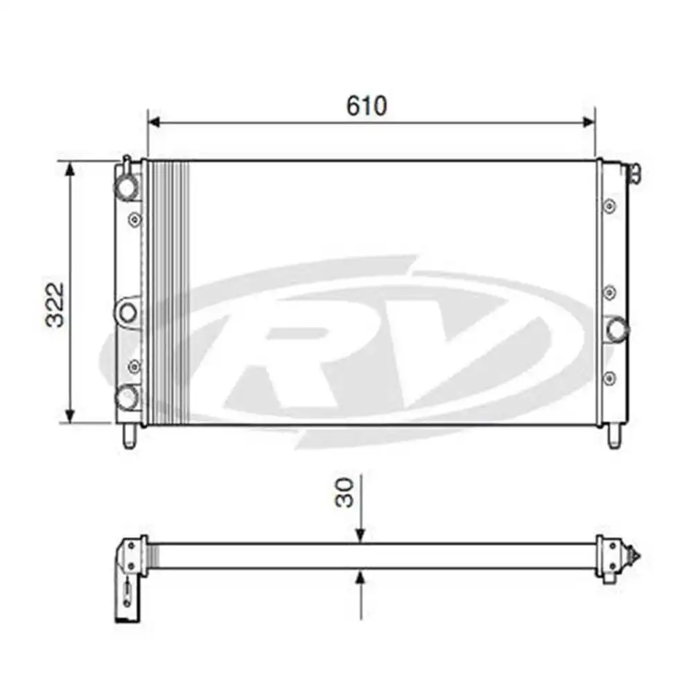 RADIADOR FIAT UNO 1.0 1.5 1.6 1990 A 2004 COM E SEM AR