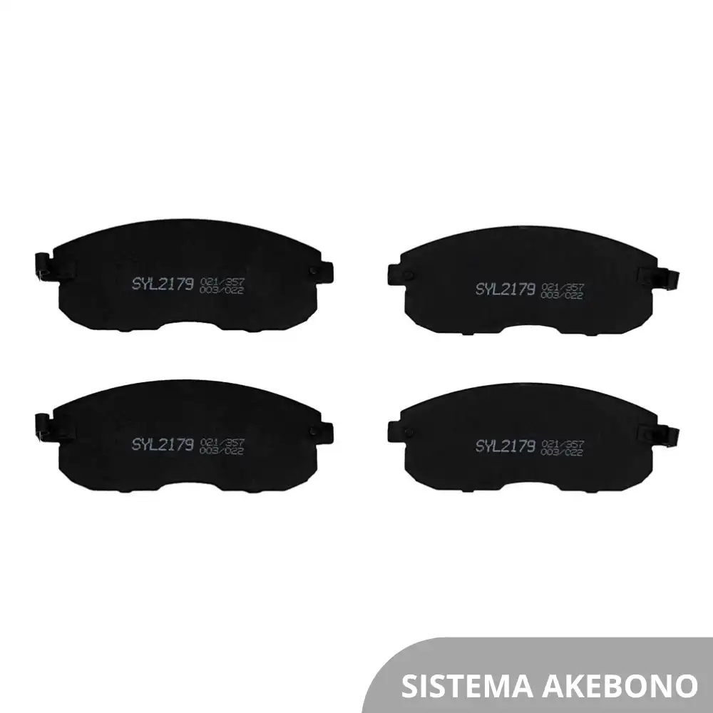 PASTILHA FREIO DIANTEIRA NISSAN SENTRA 1.8 16V 2003 A 2006