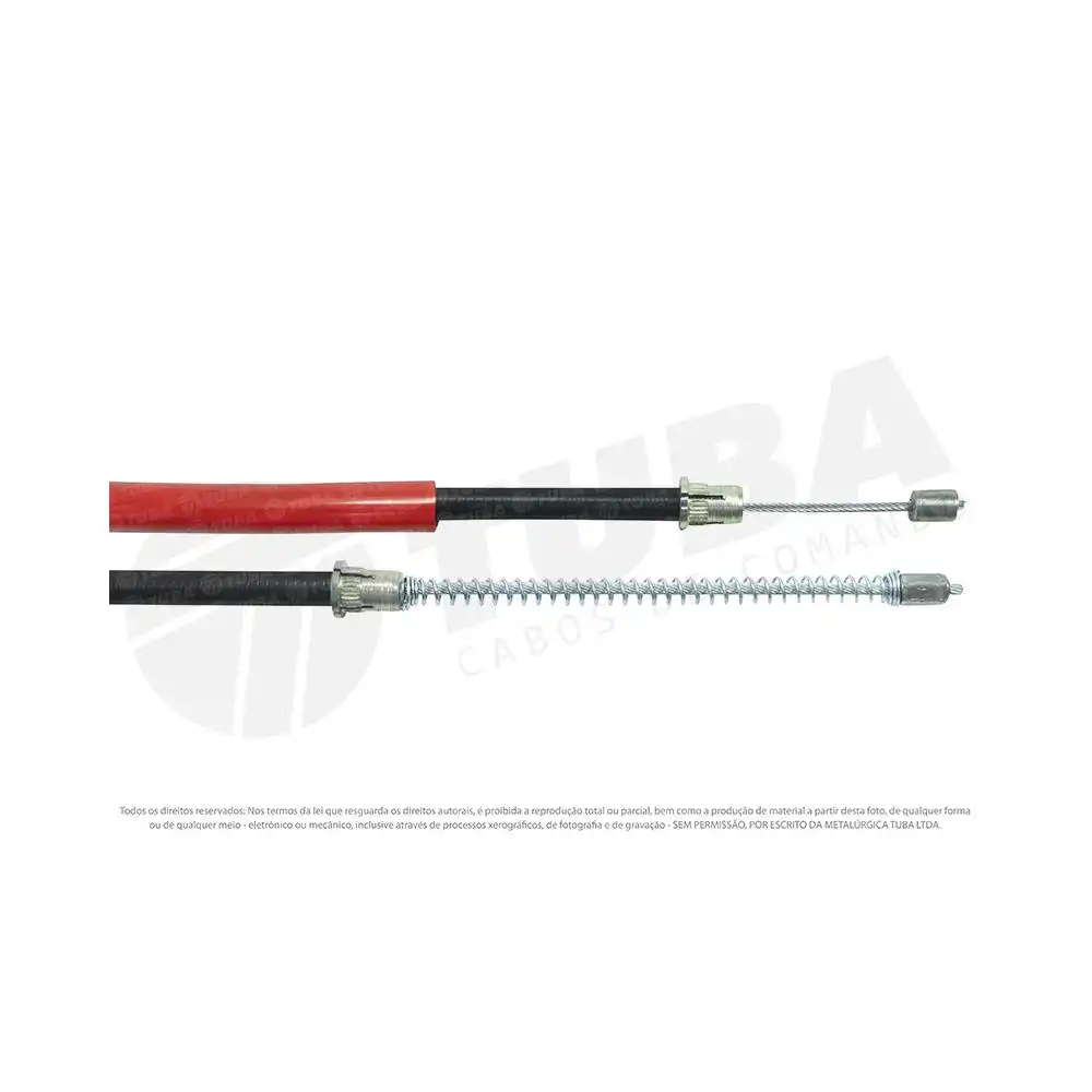 CABO FREIO MAO TRAS  TRAFIC 90/  DIR   1295MM