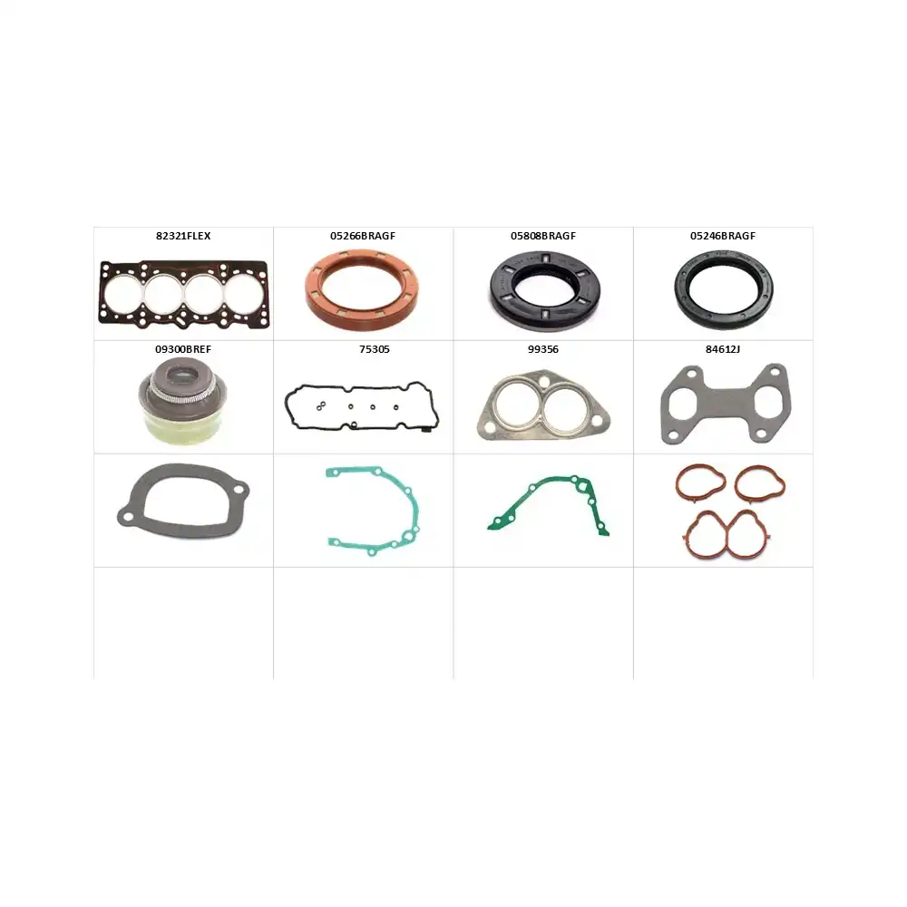 JUNTA MOTOR FIAT PALIO UNO 1.0 8V EVO 10/ FIBRA C/RETENTOR