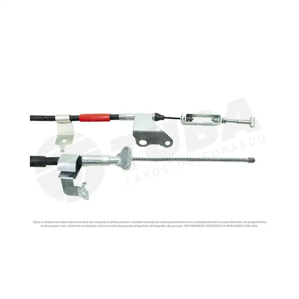 CABO FREIO MAO TRAS TOYOTA HILUX SW4 2006 A 2015 DIREITO