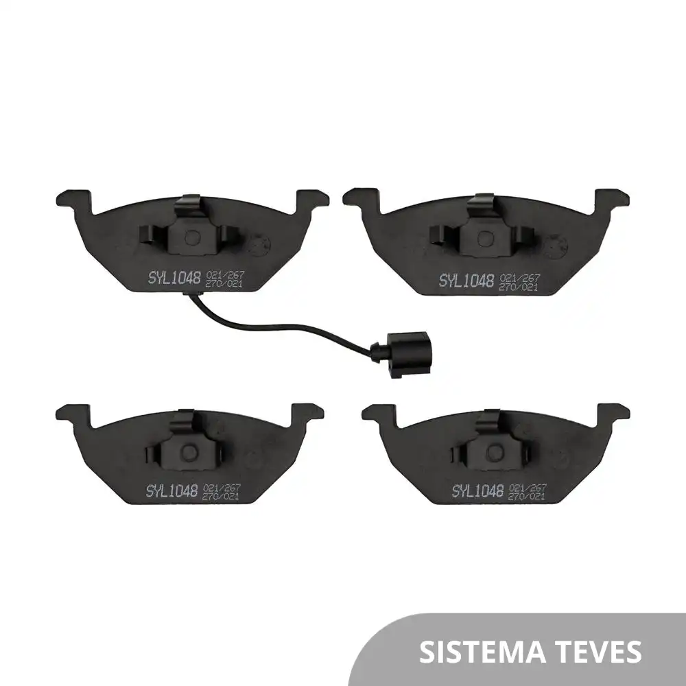 PASTILHA FREIO DIANTEIRA GOLF 1.6 2.0 1999/ TEVES COM ALARME