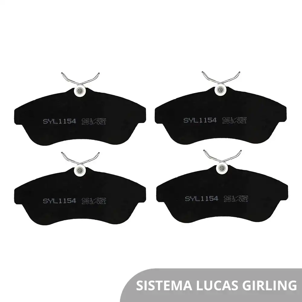 PASTILHA FREIO DIANTEIRA CITROEN C3 1.4 1.6 16V 2002/ SISTEM