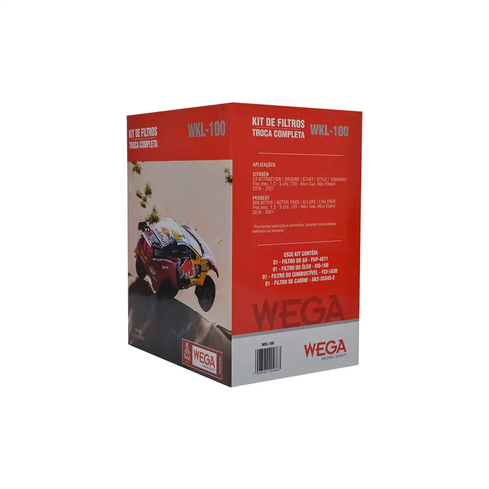 KIT FILTROS CITROEN C3 1.2 12V 2016 A 2021