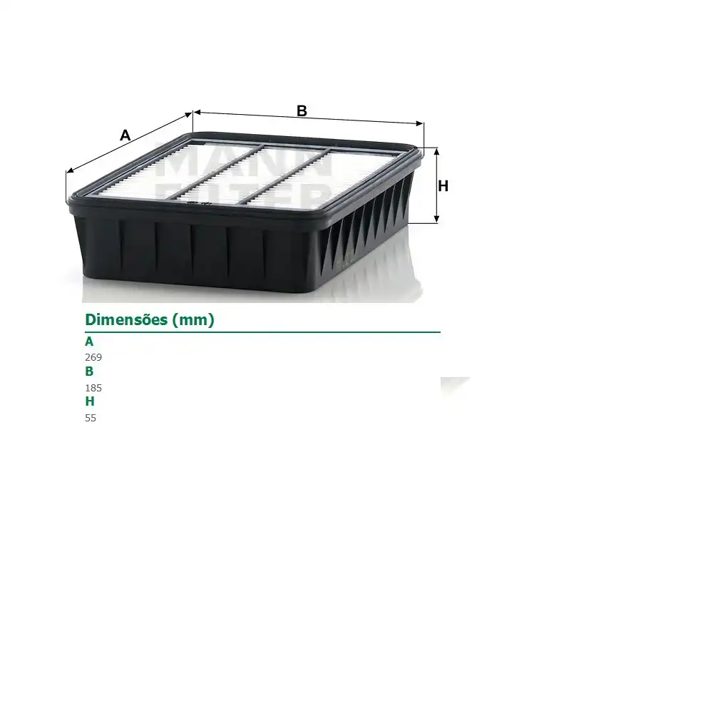 FILTRO AR MOTOR MITSUBISHI ASX 2.0 16V 2011 A 2012