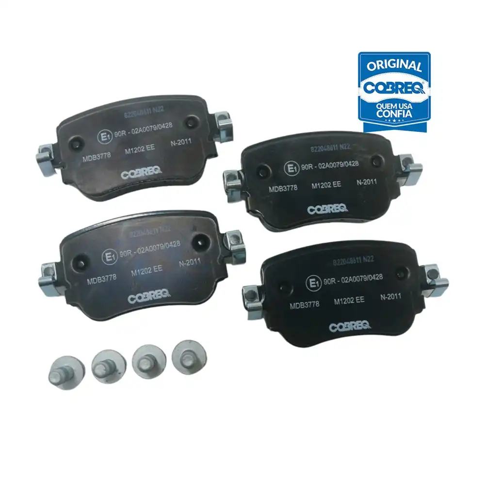 PASTILHA FREIO TRASEIRA GOLF GTI 2.0 2014 A 2018