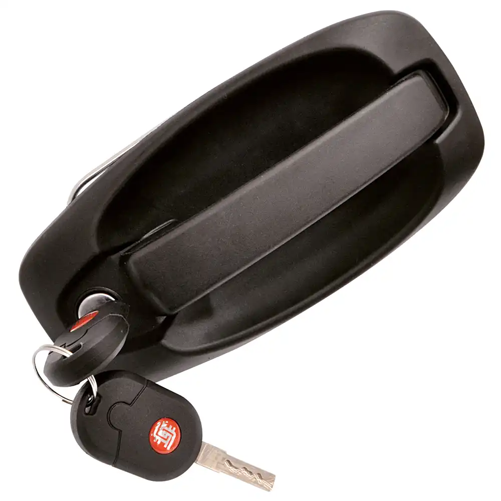 MACANETA TAMPA TRAS FIAT FIORINO 2013/ (BAU) COM CHAVE