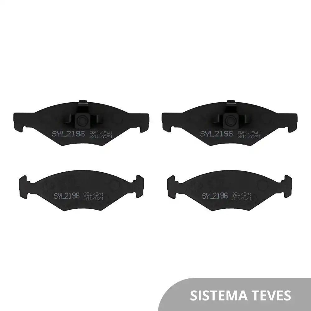PASTILHA FREIO DIANTEIRA FIAT MOBI 1.0 2016/ SISTEMA TEVES