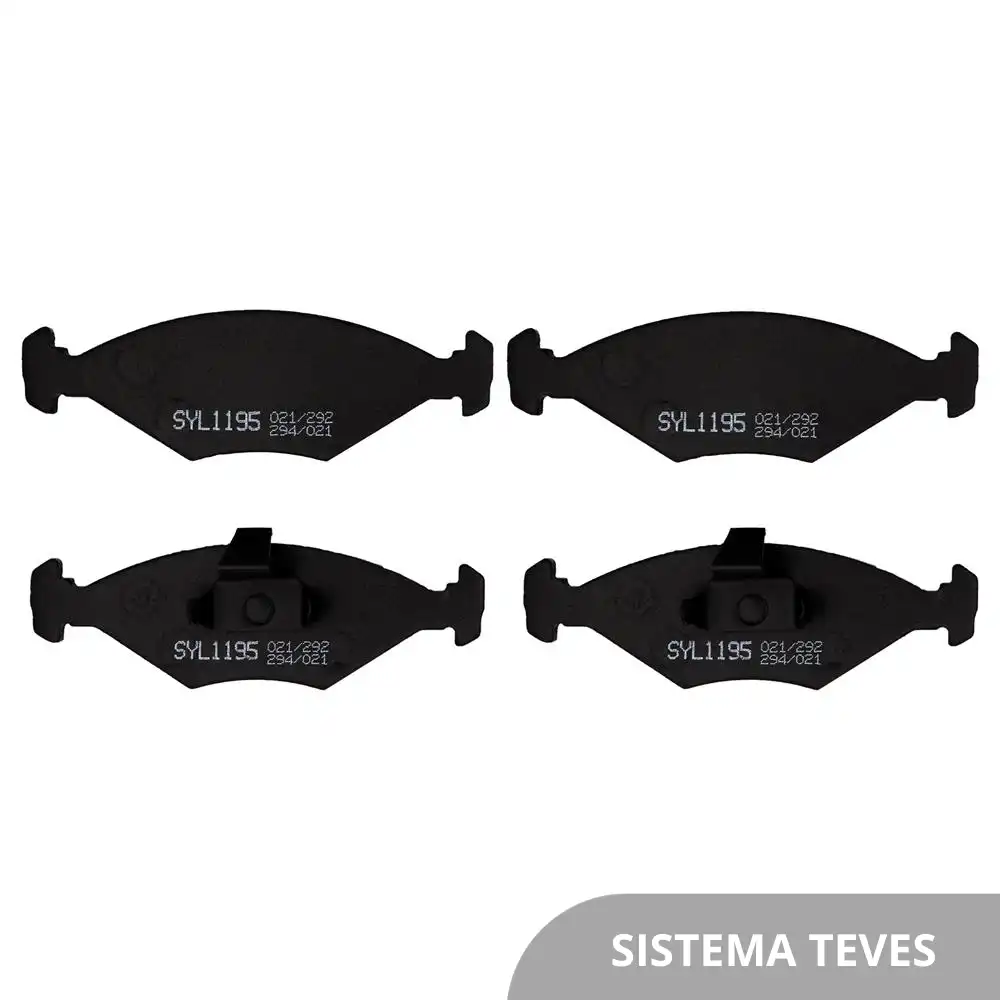 PASTILHA FREIO DIANTEIRA FIAT PALIO 1998/ SISTEMA TEVES