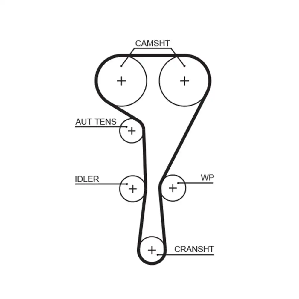 CORREIA COM RENAULT SCENIC 2.0 16V 03/MEGANE 2.0 16V 02/