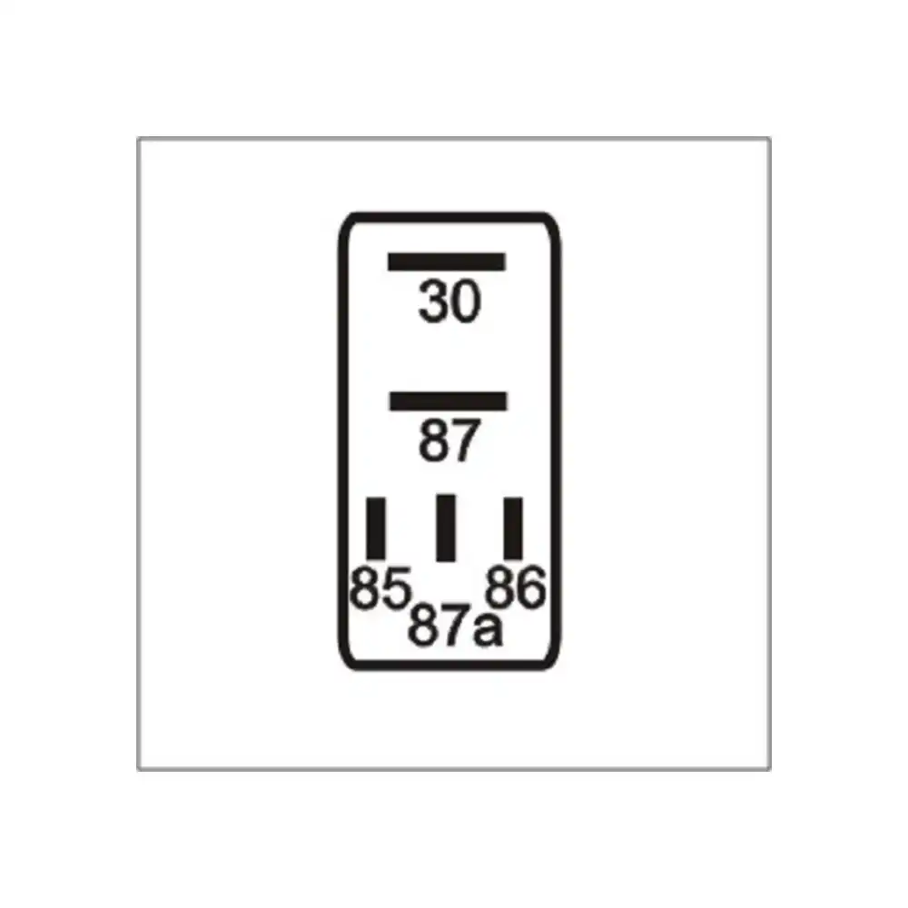 RELE AUXILIAR UNIV 5 TERMINAIS S/ SUPORTE