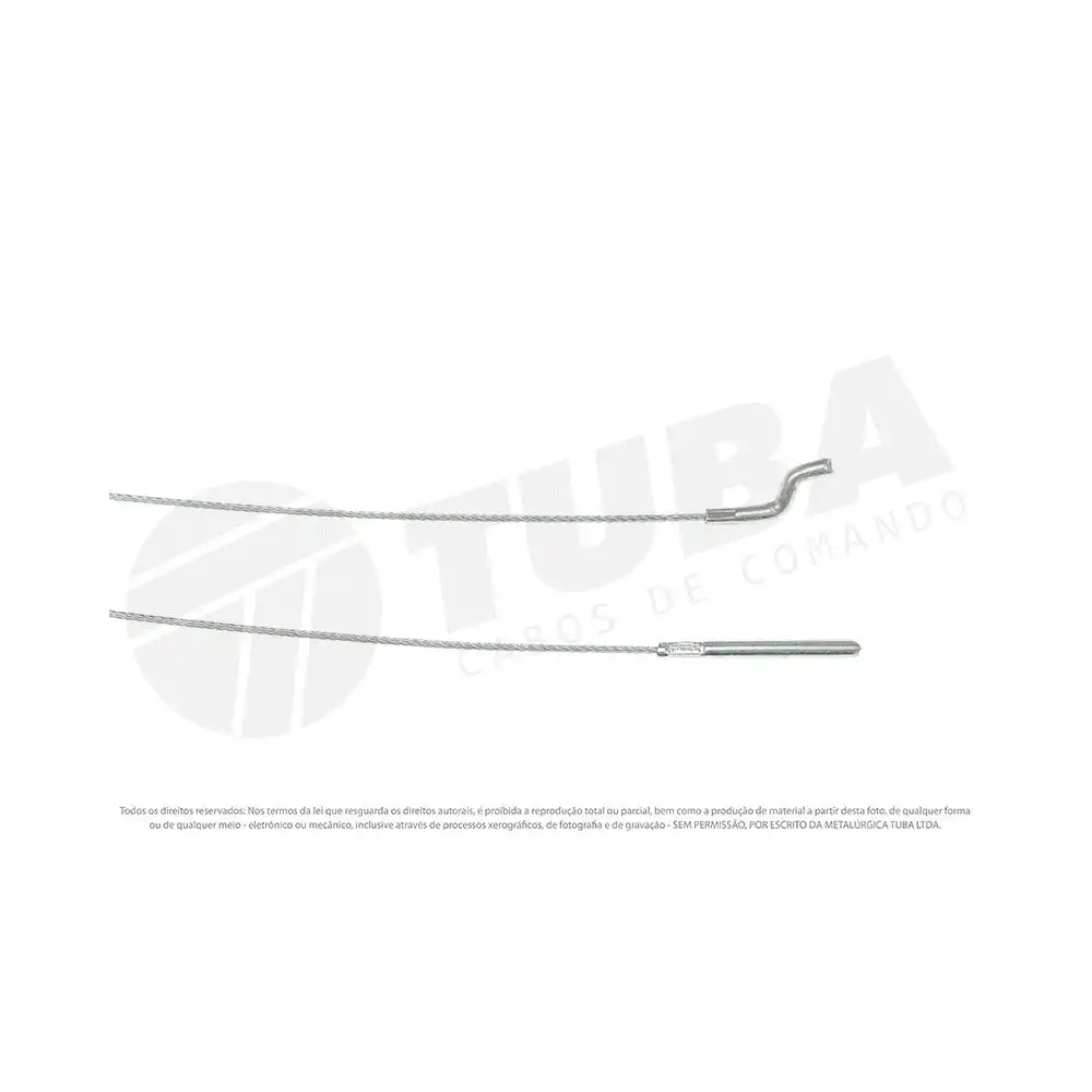 CABO ACELERADOR BRASILIA CARBURACAO DUPLA TODOS 2655MM