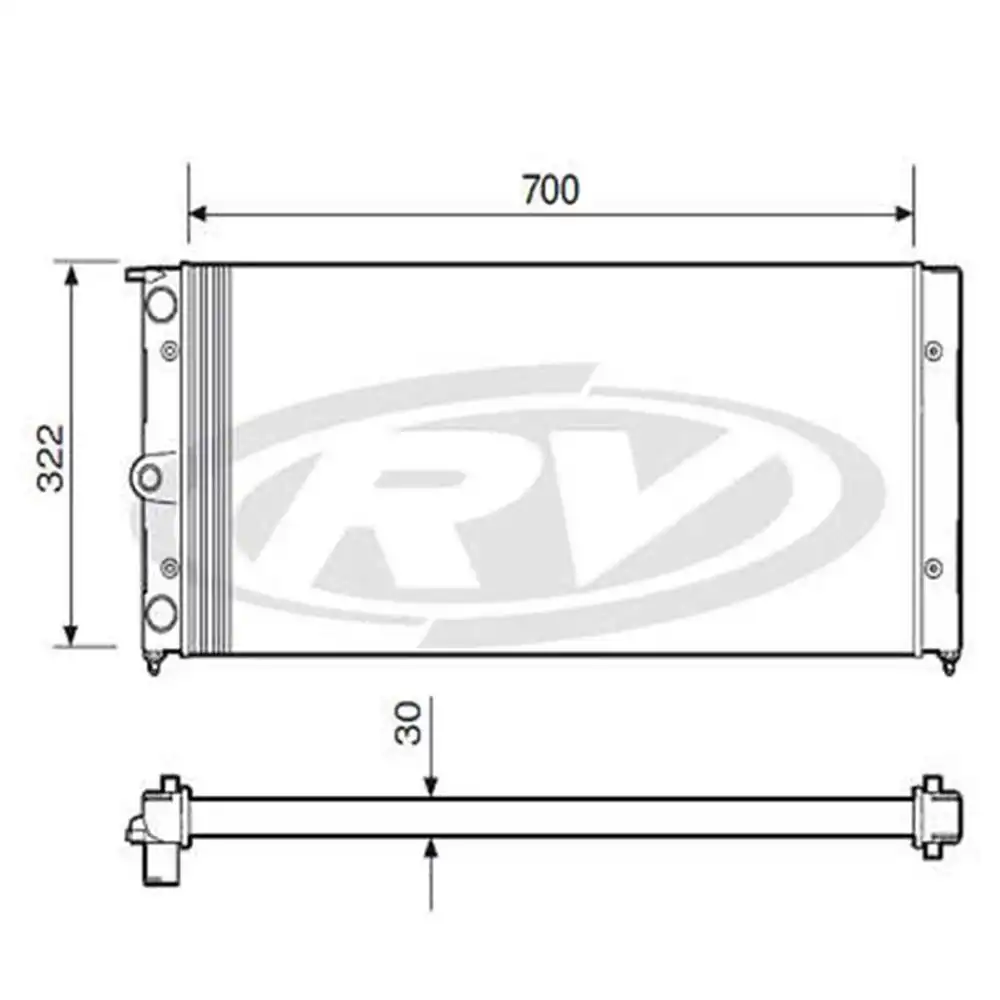 RADIADOR SANTANA /90 C/ AR CONDICIONADO