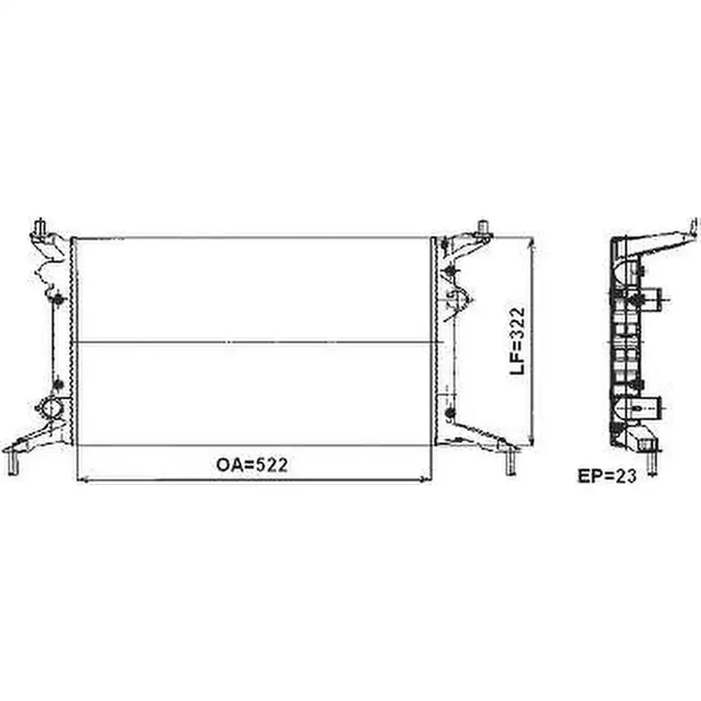 RADIADOR CELTA 2006 A 2013 S/AR