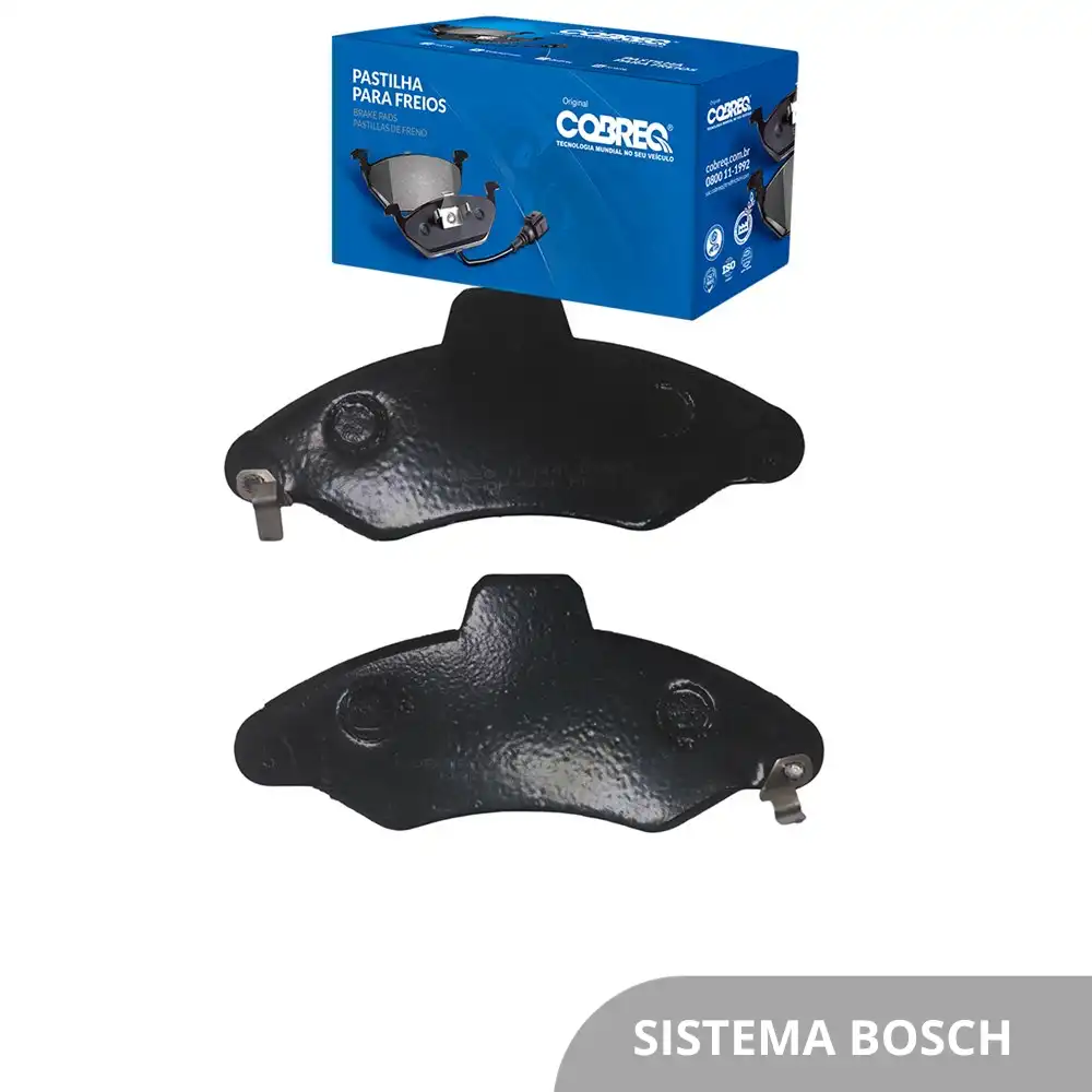 PASTILHA FREIO DIANTEIRA ESCORT II SISTEMA BOSCH