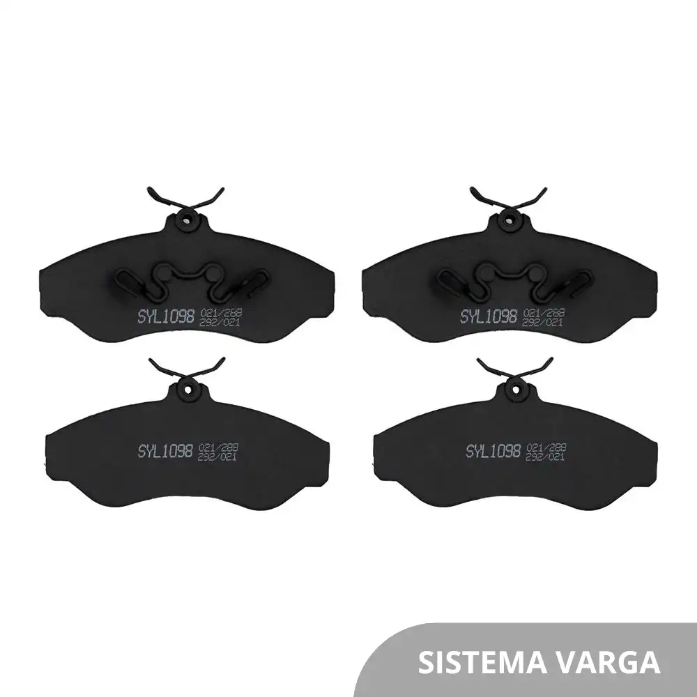 PASTILHA FREIO DIANTEIRA S-10 1995 A 2011 SISTEMA VARGA