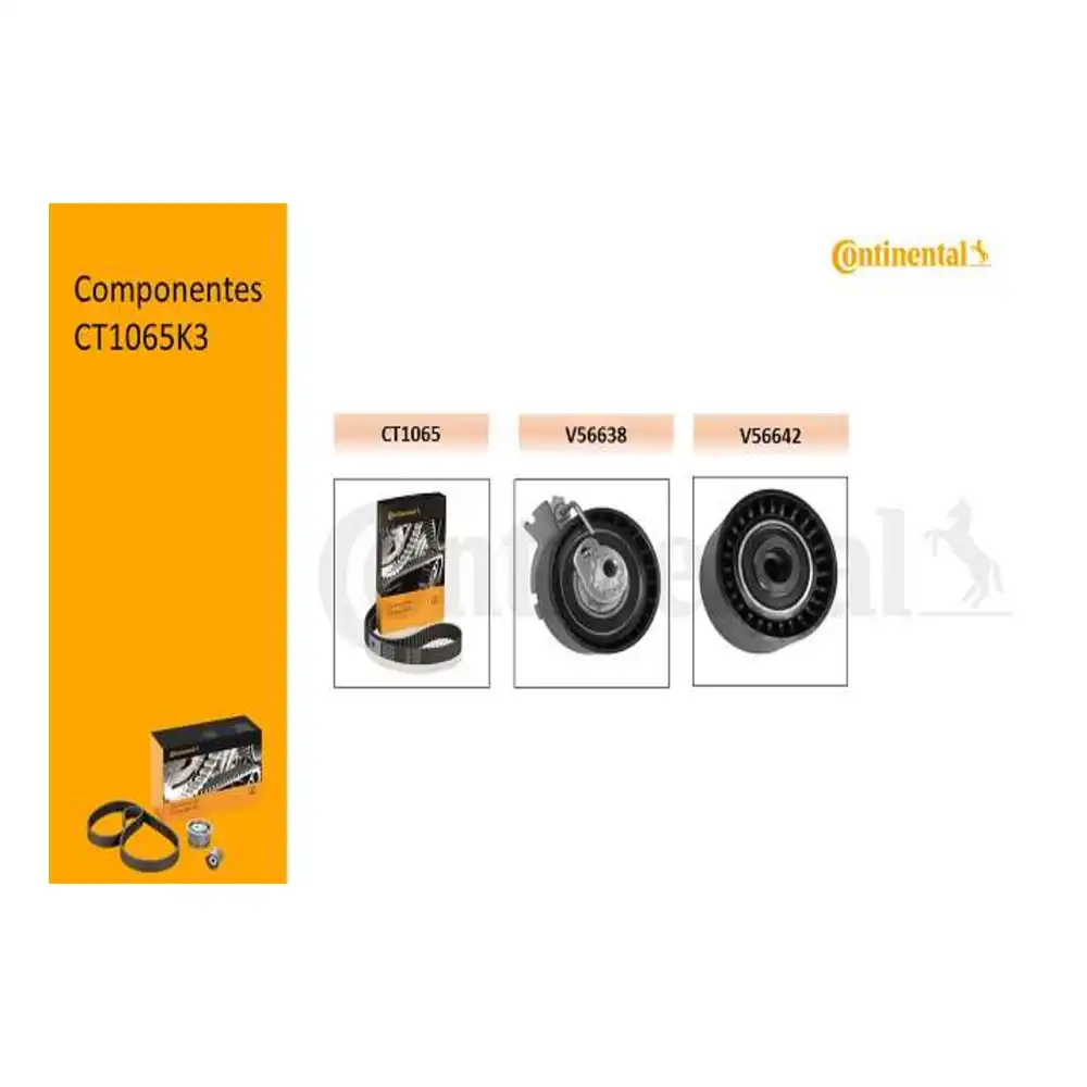 KIT CORREIA DENTADA 206 1.6 16V 2001 A 2008