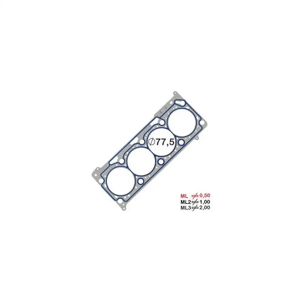 JUNTA CABECOTE GOL G5 1.6 8V EA111 2008 A 2014 METAL