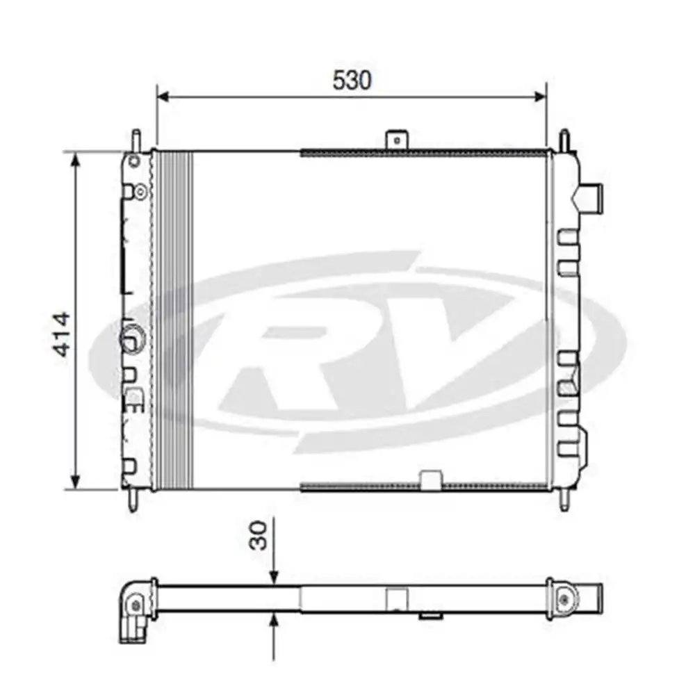 RADIADOR MONZA 1.6 1.8 2.0 1982 A 1990 COM E SEM AR