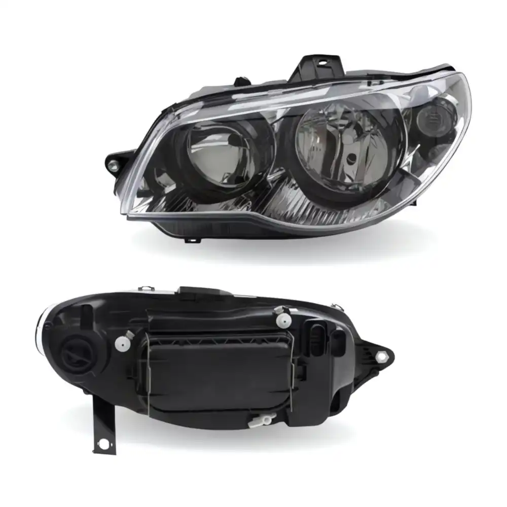 FAROL FIAT PALIO 04/ ESQ C/ MASCARA CROMADA ARO PRETO