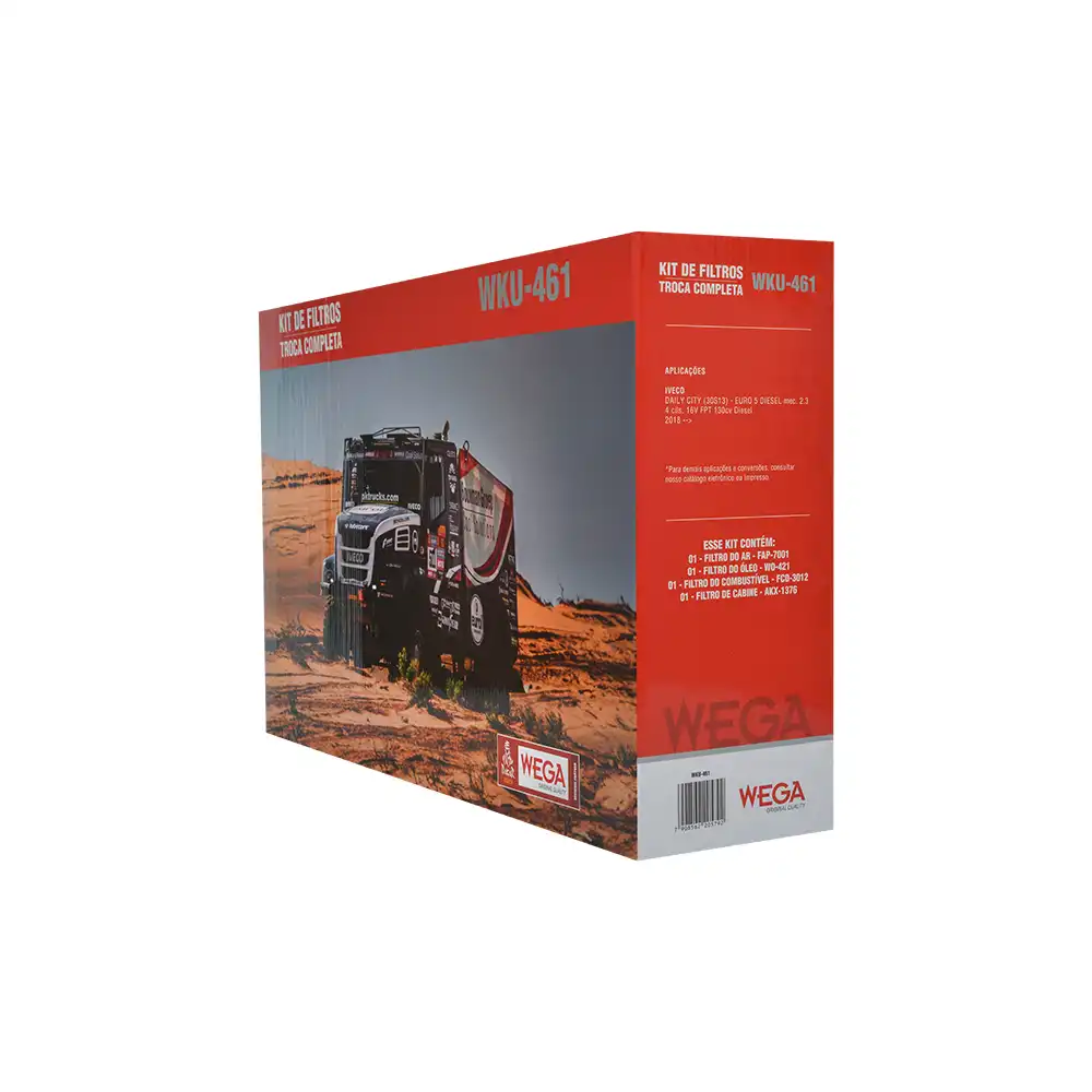 KIT FILTROS IVECO DAILY CITY 2.3 16V 2018 ACIMA