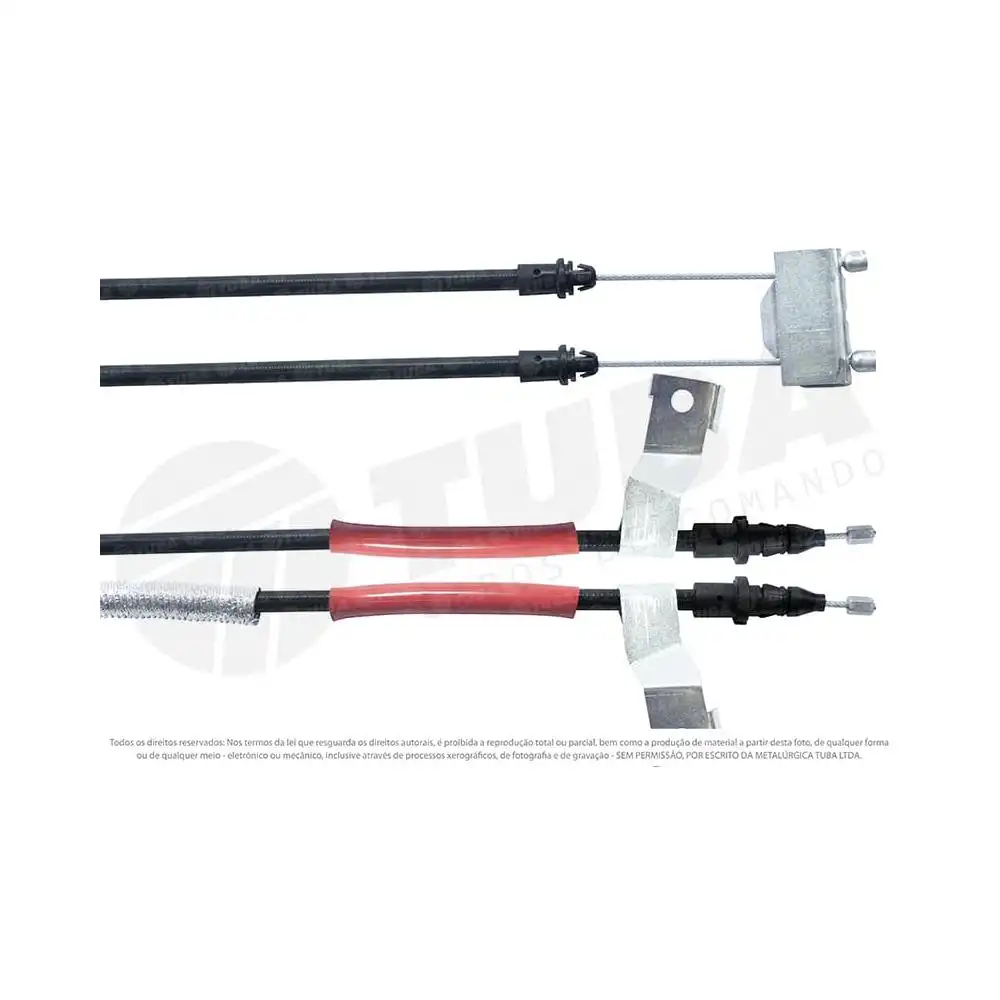 CABO FREIO MAO TRAS ECOSPORT 4X2 2012 A 2017 (1410MM)