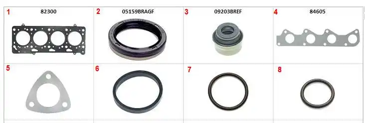 JUNTA MOTOR GOL POWER 1.0 8V FLEX SUPERIOR C/ RETENTOR