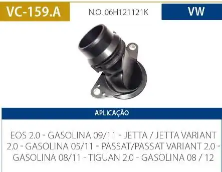 TUBO CONEXAO TAMPA VALVULA JETTA 2.0 2008 A 2012