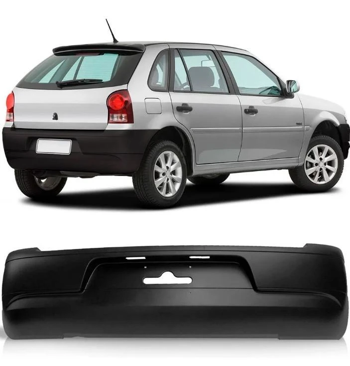 PARACHOQUE TRASEIRO GOL G4 2006 A 2010 PRETO TEXTURIZADO