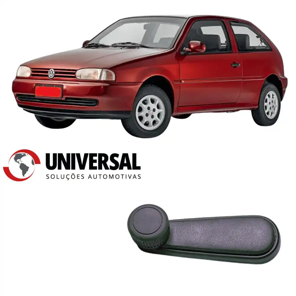 MACANETA VIDRO GOL PLUS 95/98 PRETA