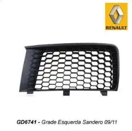 GRADE PARACHOQUE DIANT ESQ RENAULT SANDERO 2009 A 2011