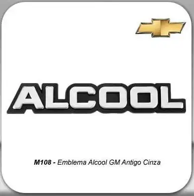 EMBLEMA ALCOOL GM
