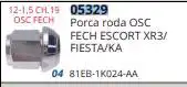 PORCA RODA FIESTA KA ESCORT ZETEC FOCUS CROMADA C/ARRUELA
