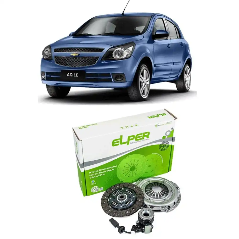 KIT EMBREAGEM AGILE 1.4 8V EASYTRONIC 2009 A 2014 C/ ATUADOR