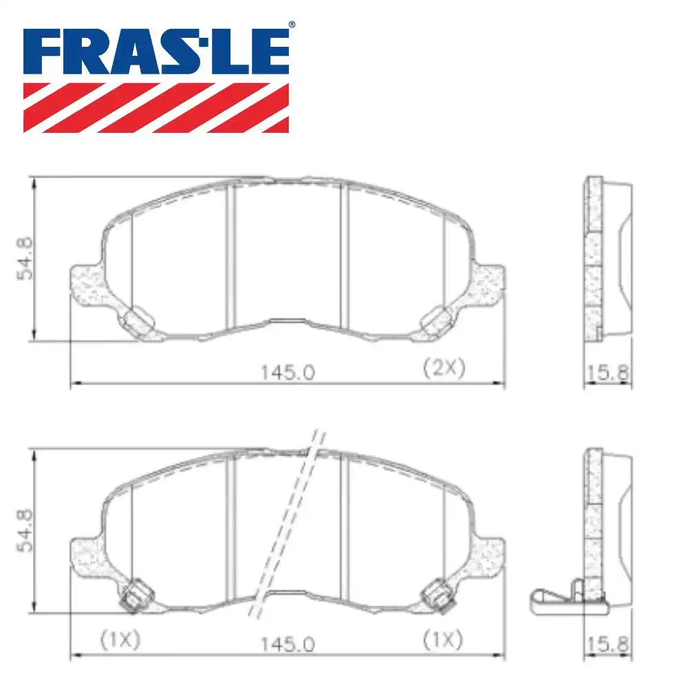 PASTILHA FREIO DIANTEIRA ASX 2.0 16V 2011 A 2018 CERAMICA