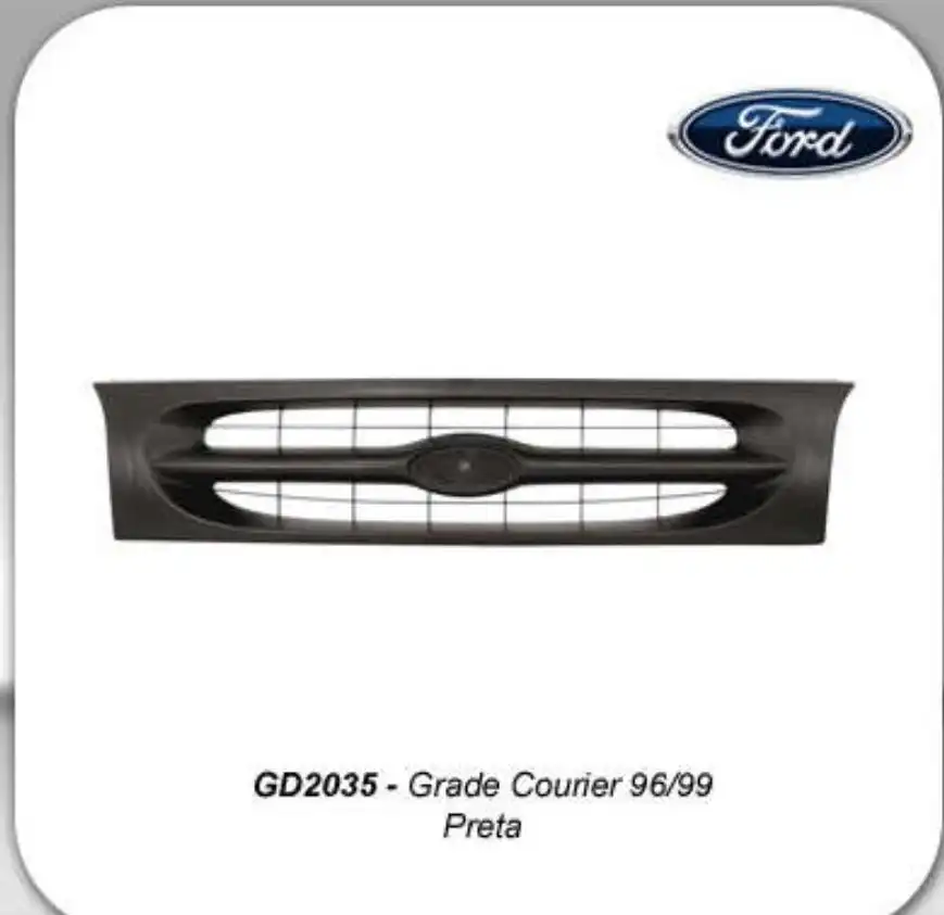 GRADE RADIADOR FIESTA COURIER 96/99 PRETA