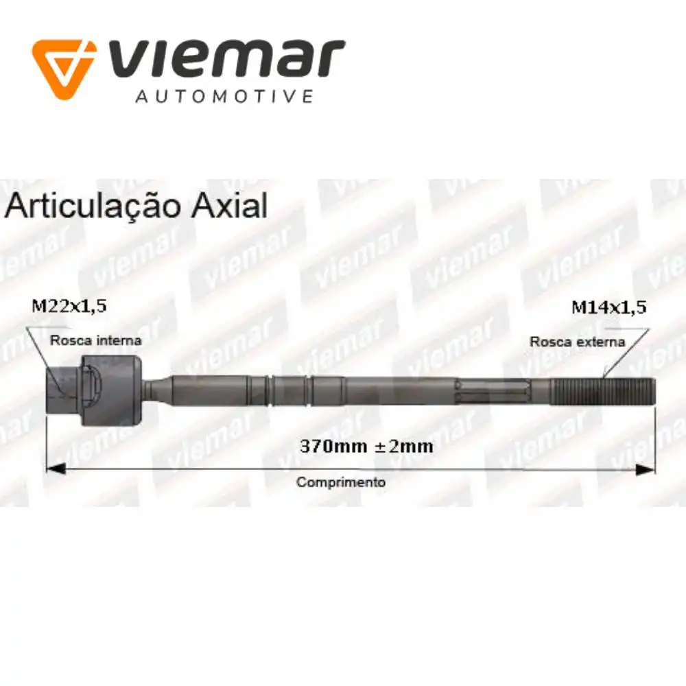 BARRA AXIAL SEAT CORDOBA 93/96 IBISA 93/02