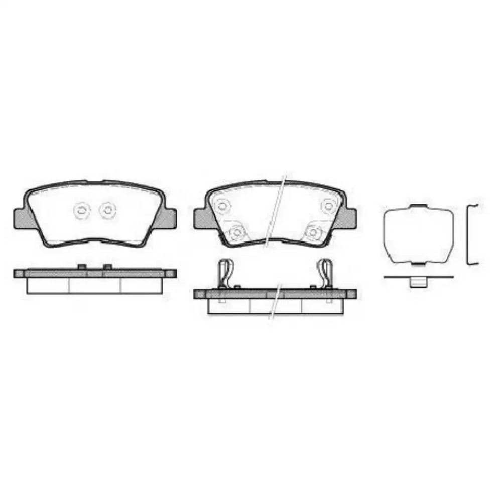 PASTILHA FREIO TRASEIRA HYUNDAI ELANTRA 2012/