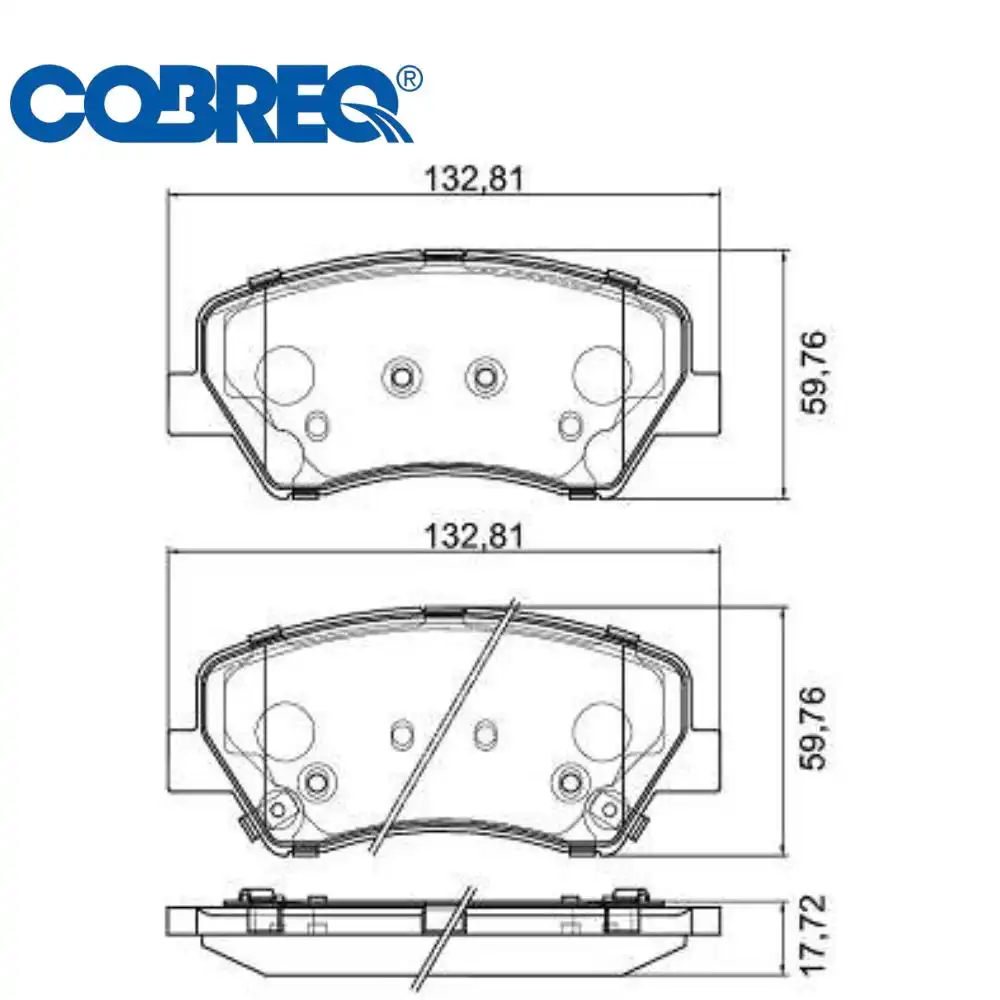 PASTILHA FREIO DIANTEIRA SANTA FE 3.3 V6 2013 ACIMA