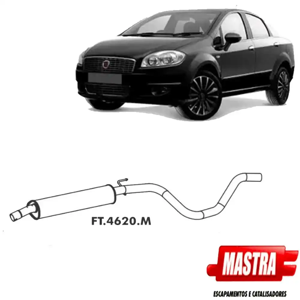 SILENCIOSO INTERMEDIARIO LINEA 1.8 16V E-TORQ 2010 A 2016