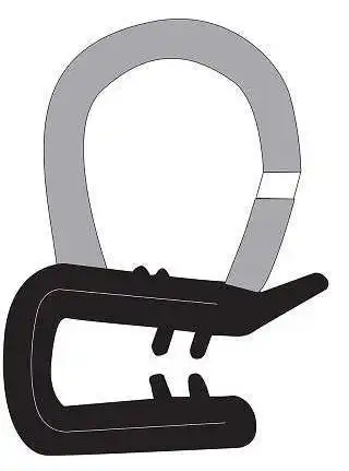 BORRACHA PORTA GOL V.P.S PASSAT,ESCORT,UNO,MONZA /90