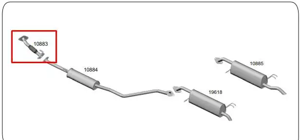 CANO SAIDA MOTOR HYUNDAI HB20 1.6 12/