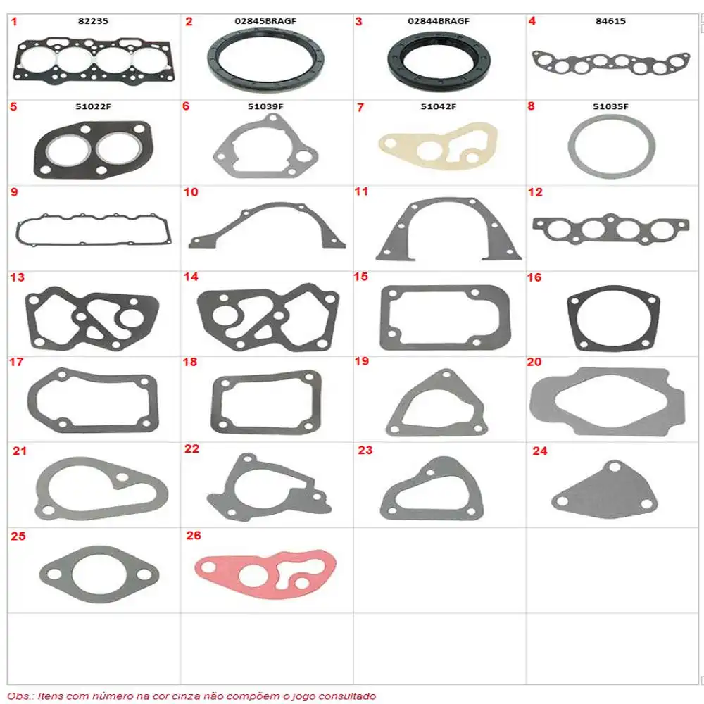 JUNTA MOTOR FIAT PALIO 1.0,1.5 96/ UNO 96/ C/ RETENTOR
